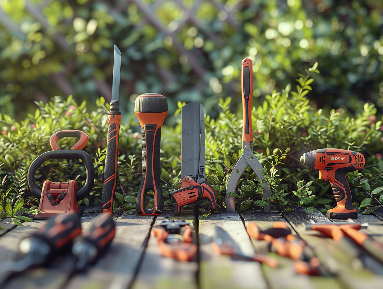 outils de jardinage