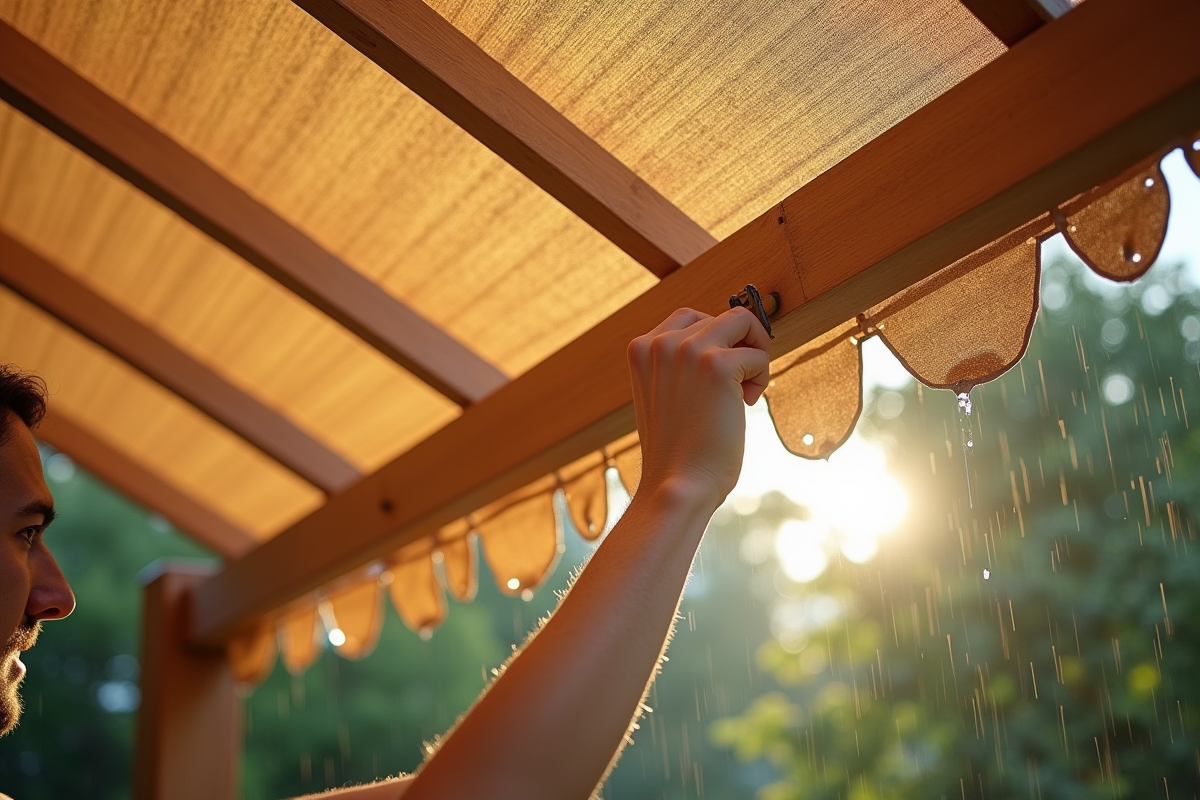 pergola pluie